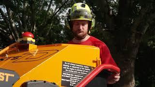 Först - the most powerful 6" woodchipper in the world