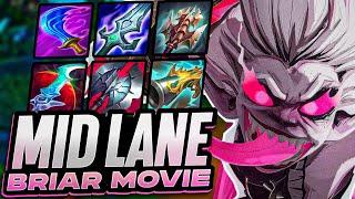 BRIAR MID LANE MOVIE! Guide to Builds, Runes and Combos