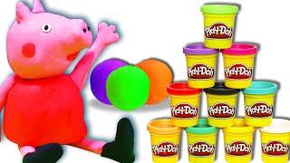 How to Make Play Doh Peppa Pig Step by Step | Easy DIY Clay Art for Kids | Hooplakidz HowTo