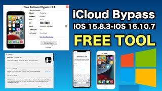 FREE iCloud Bypass Tool iOS 15.8.3 - iOS 16.10.7 6S TO X