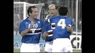 Sampdoria - Rosenborg (European Cup 1991-92, first round)