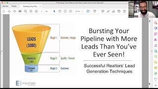 Bursting Your Pipeline with More Leads | HomeSmart Marketing Services | Harold Zapata