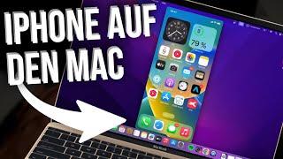 iPhone am Mac und MacBook spiegeln -  iPhone Bildschirm auf Mac übertragen