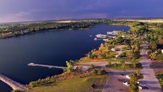 Aerial Shots of Fort Cobb Lake with DJI Phantom (May 13, 2016)