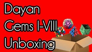 Dayan Gem Series (I-VIII) Unboxing | thecubicle.us