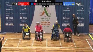 São Paulo World Boccia Cup 04.06.2024. USA vs UKRAINE (BC4)