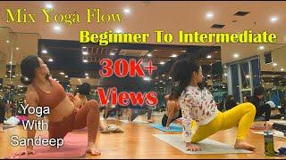 45 Minute Mix Yoga Flow | Beginner to Intermediate | Yoga With Sandeep |Vietnam