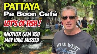 Pa Boon Café Pattaya Thailand. Outdoor Restaurant and Stunning Gardens