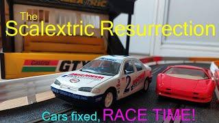 The Scalextric Resurrection Part 4 - The cars are fixed, let's race!