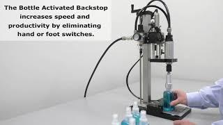 Capping Machine – Kinex Cappers SA-2000 with Bottle Activated Backstop