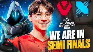 WE MADE IT TO VCT CHAMPIONS SEMI FINALS !!! (SEN vs DRX)