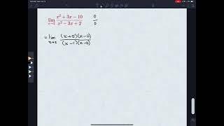 Evaluating a Limit (Indeterminate Form 0/0)