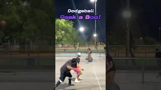 Peek a boo throw! #dodgeball #highlights #shorts - 123