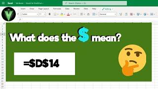  What Does '$' Mean in a Formula | Dollar Sign in Excel