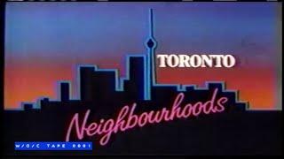 Toronto Neighbourhoods "St. Clair West with Valerie Elia" - CBC TV - 1984