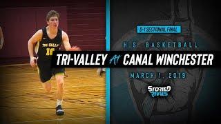 HS Basketball | Tri-Valley at Canal Winchester [TOURNAMENT] [3/1/19]