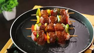 Chicken Shashlik Recipe ! SHASHLIK STICKS Restaurant Style by Just Smile and Cook