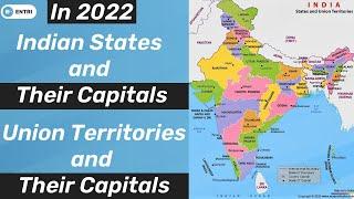 Indian States and Their Capitals/Union Territories 2022/states and capitals of india