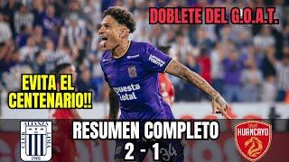 ALIANZA LIMA VS SPORT HUANCAYO RESUMEN COMPLETO | LIGA 1 TORNEO CLAUSURA