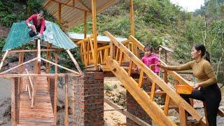 9 days to build a wooden bridge at lightning speed: The girl's skills will amaze you