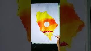 #shorts Acrylic Painting | Painting tutorial for Beginners #acrylicpainting #diy #viral
