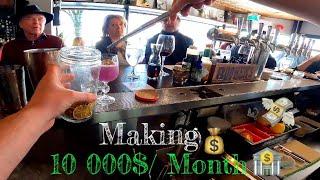 A Week in my Bartending Life Making 10 000$ per Month !!!