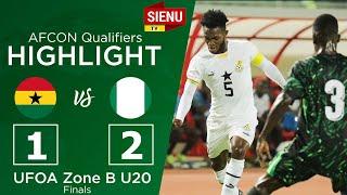 Highlights- Ghana vs Nigeria U20 AFCON Qualifiers, Finals - Zone B