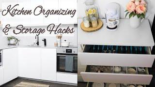 Kitchen Organizing & Storage Hacks (Kitchen Organizing Ideas) Learn How To Save Space In The Kitchen