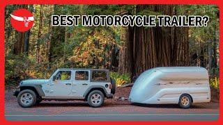 IRON HORSE Motorcycle Trailer - Detailed Owner's Review of the Widebody Trailer for Full-Sized Bikes