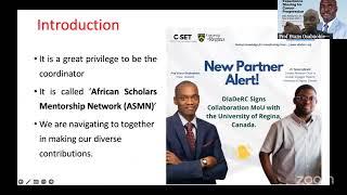 African Scholars Mentorship Network (ASMN) 4.0 Anchored by DIaDeRC