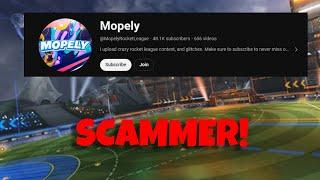 This Youtuber is a SCAMMER! (Mopely...)