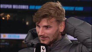 IT MEANS A LOT Spurs 2-1 Man City Timo Werner Interview | Tottenham Hotspur v Manchester City COYS