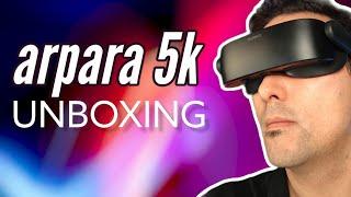 THE FUTURE OF VR - Arpara 5K Unboxing & First Impressions - MicroOLED Will Rule Them All!