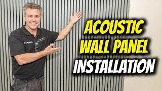 How to Install Acoustic Wall Panels to a Flat Wall | FULL A-Z GUIDE @wallsandfloors