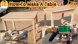 woodworking tips and tricks || Solid wood table ||woodworking furniture projects ||Bk Carpenter