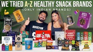 Rating INDIAN Snack Brands from A-Z ️ / Mridul & Aditya