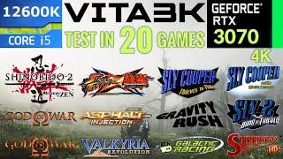 Vita3K PS Vita Emulator Test In 20 Games 4K | RTX 3070 + i5 12600K