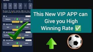 This New VIP App can Give you  High Win Rate | Sport Predictions #betting