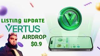 VERTUS airdrop listing date confirmed | vertus airdrop bigget update