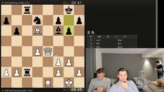 brilliant calculation from magnus carlsen in titled arena