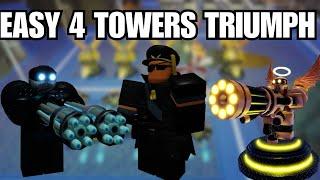 EASY 4 TOWERS TRIUMPH│TOWER BATTLES│