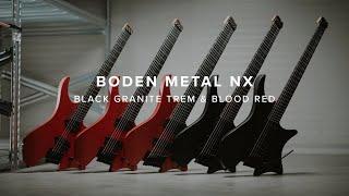 Boden Metal NX Blood Red & Black Granite Tremolo | .strandberg* Guitars