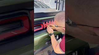 DODGE Emblem Wrap – Chrome to Red