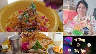 Laddu Gopal Ji Ke Sath Holi Celebration || A Day In My Life || Happy Holi 2022