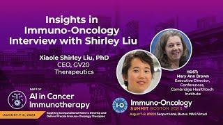 Insights in Immuno-Oncology Interview with Shirley Liu