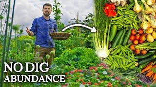 Beautiful Permaculture Kitchen Garden Tour | HUGE July Harvests