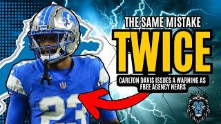 Did Carlton Davis Issue A WARNING To The Detroit Lions As Free Agency Nears?