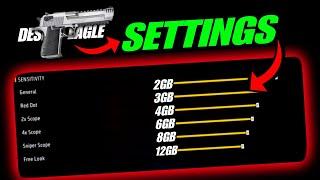 Desert Eagle Headshot Setting, Sensitivity, Fire Button Size & Trick 2024