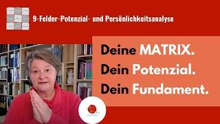 9-Felder-Potenzialanalyse: Deine MATRIX. De﻿in Potenzial. Dein Fundament.