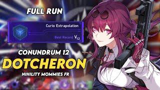 Dotcheron Full Run With Curio Extrapolation  - Gold & Gears Conundrum 12 | Honkai: Star Rail